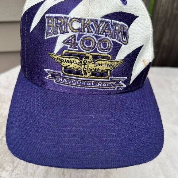 Vintage 1994 Brickyard 400 Inaugural Race Snapback Hat NASCAR - Picture 2 of 12